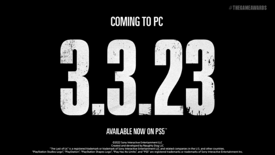 《最后生还者：第一部》将于明年3月3日将登陆PC端！