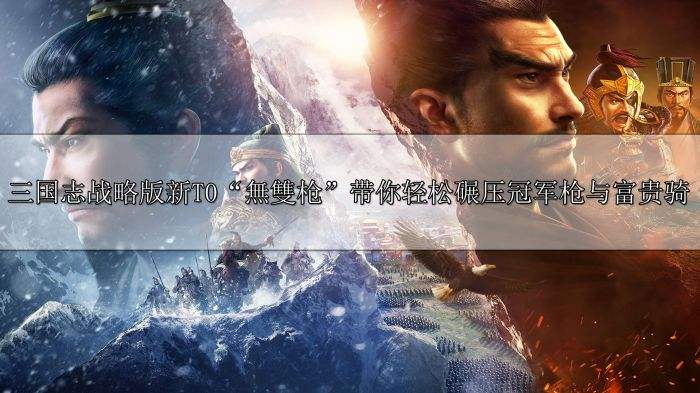 三国志战略版新T0“无双枪”带你轻松碾压冠军枪与富贵骑