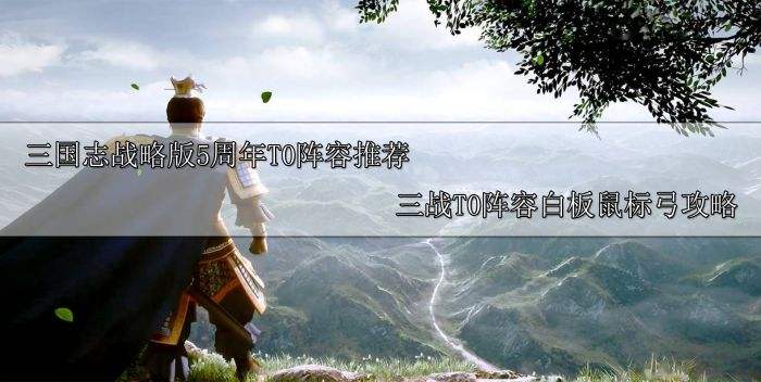 三国志战略版5周年T0阵容推荐 三战T0阵容白板鼠标弓攻略