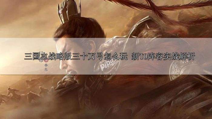 三国志战略版三十万弓怎么玩 新T0阵容实战解析