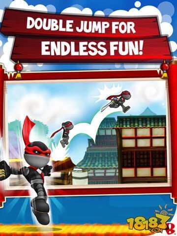 经典续作《忍者跳跃:屋顶狂奔》现已登陆