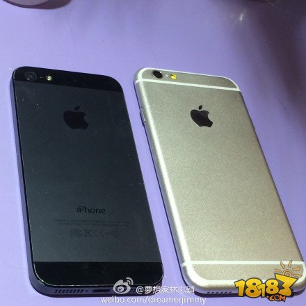 林志颖微博曝光iPhone 6真机照