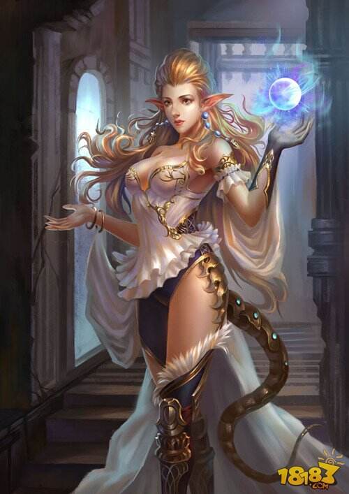 欧洲神曲《圣火英雄传》唯美女神原画曝光