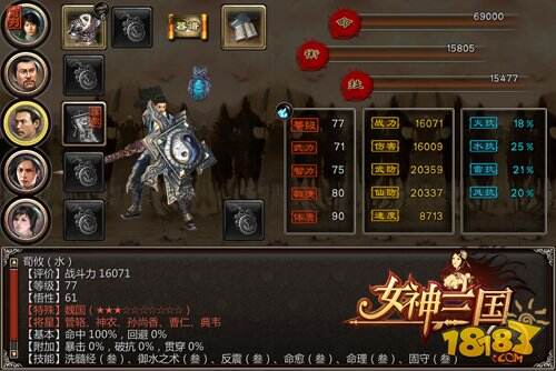 沙场秋点兵《女神三国》最热门名将盘点