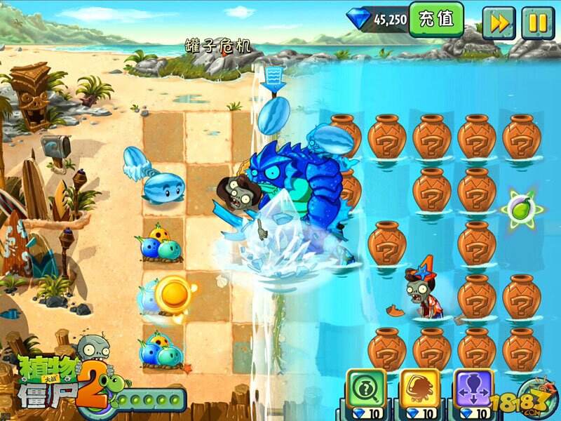 植物大战僵尸2巨浪沙滩即将来袭