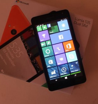 Lumia 535登陆微软爱尔兰商店
