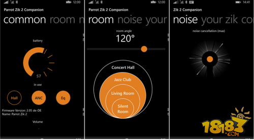 WP8版《Zik 2 Companion》适配高端Parrot耳机