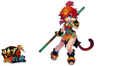 暗黑战魂玩家手绘之女版悟空