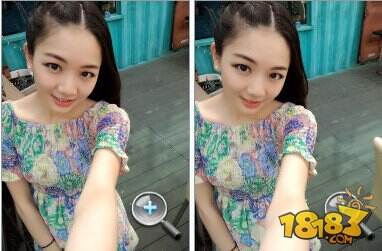 自拍神器哪家强 美图PK卡西欧TR350美颜效果