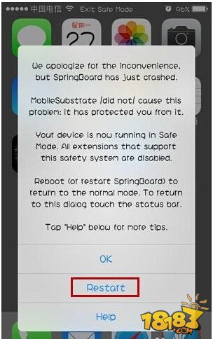 iPhone6怎么进入安全模式 进入安全模式教程