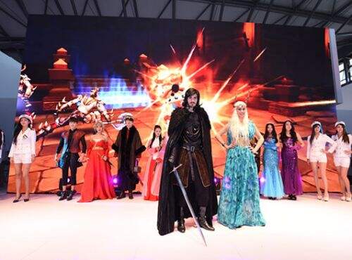 雪诺复活 空降《冰与火online》Chinajoy展台