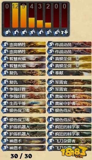 炉石传说冠军新版本奥秘骑卡组推荐