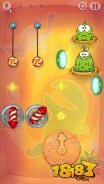 割绳子玩穿越石器时代通关方法 第11关