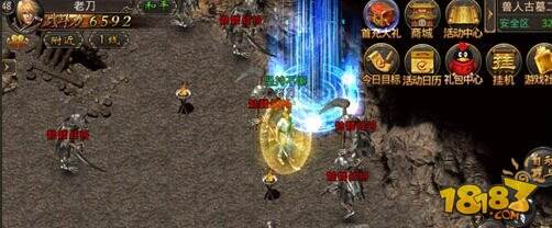 热血传奇世界BOSS骷髅精灵跑法技巧