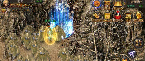 热血传奇世界BOSS骷髅精灵跑法技巧