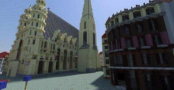 维也纳完美还原 我的世界1：1维也纳图片欣赏