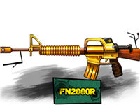 尸兄手游枪械FN2000武器属性解析