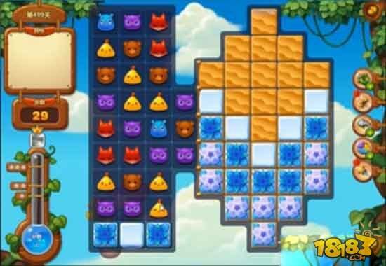 开心消消乐第499关三星通关视频方法说明