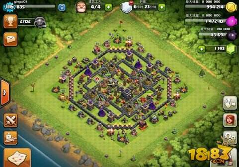 部落冲突玩家分享9本新版护黑阵