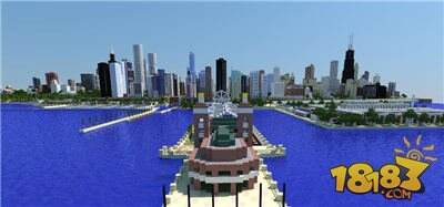 别人的世界 大神用我的世界打造芝加哥城