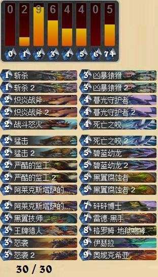 炉石传说1月外服职业龙战士卡组推荐