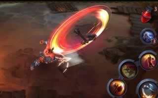 暗黑血统手游野蛮人基础连击 半血BOSS一套带走