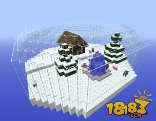 我的世界雪晶空岛建筑地图下载