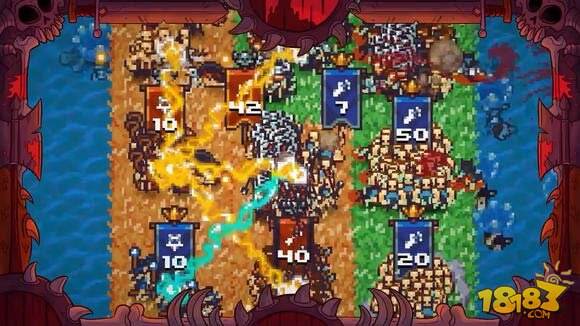 狂暴像素风 RTS手游《胜者为王》公布