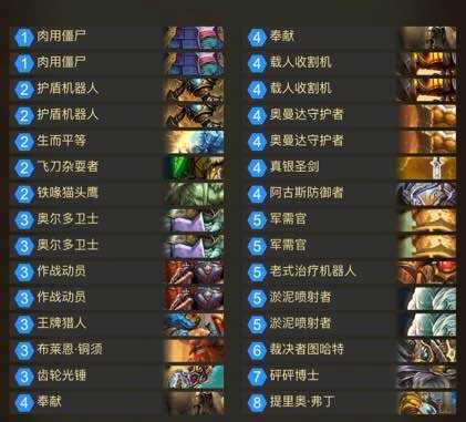 炉石传说铜须中速骑卡组66%胜率上传说