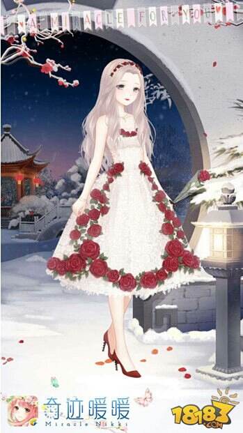 奇迹暖暖套装鉴赏 节日盛典之玫瑰情浓