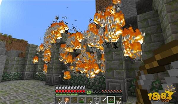 VR版《我的世界》游戏截图 原汁原味的像素风格