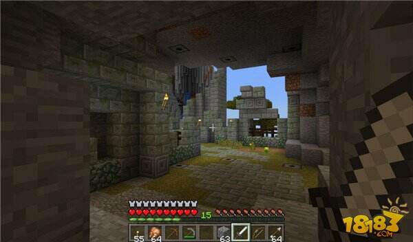 VR版《我的世界》游戏截图 原汁原味的像素风格