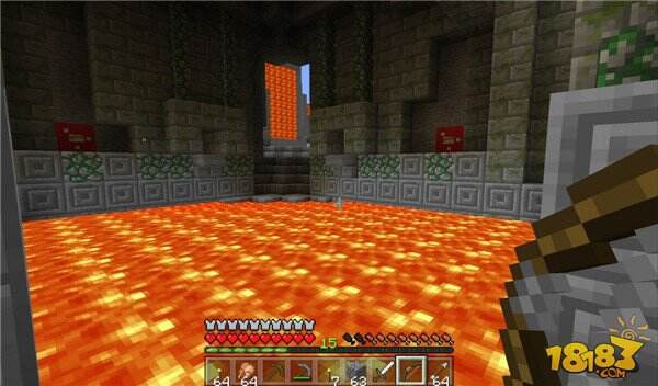 VR版《我的世界》游戏截图 原汁原味的像素风格