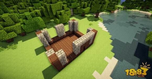 我的世界简单精致的欧式小房子建造教学