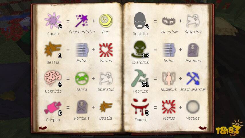 我的世界神秘时代4元素合成表