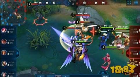 王者荣耀18183小组赛D组 WODOGS VS DG A队实况