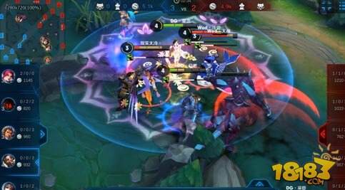 王者荣耀18183小组赛D组 WODOGS VS DG A队实况