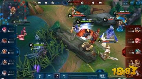 王者荣耀18183小组赛D组 WODOGS VS DG A队实况