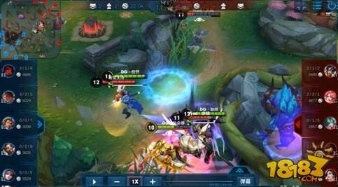 王者荣耀18183小组赛D组 WODOGS VS DG A队实况