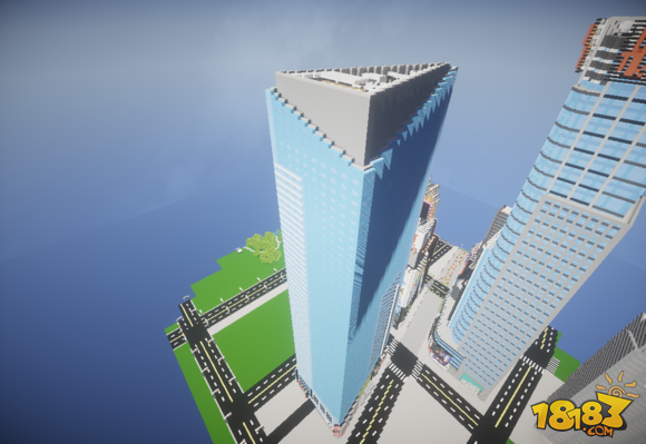 我的世界建筑展示：纽约时代广场