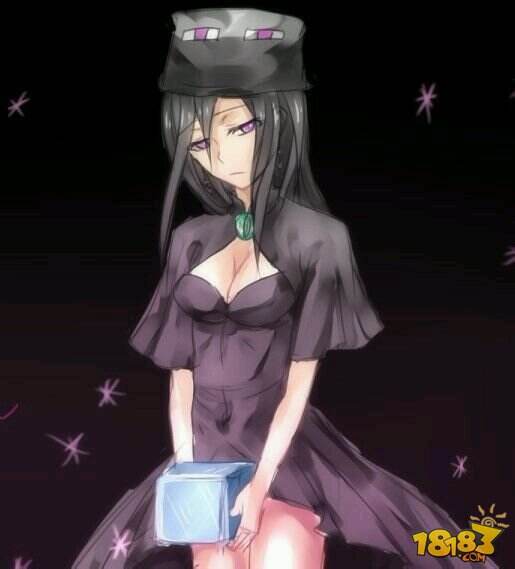 萌你一脸血 我的世界长腿小黑娘图赏