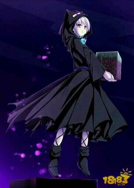 萌你一脸血 我的世界长腿小黑娘图赏