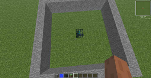 最大有效刷怪面积 9*9刷怪笼制作教程