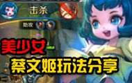 路西法解说：王者荣耀蔡文姬技能打法详解