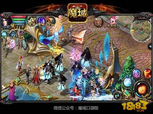 魔域口袋版双重热血体验 PK打怪从来不耽误