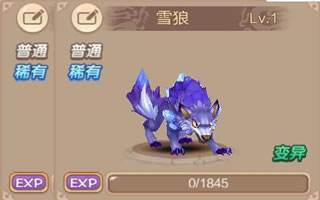 天书奇谈手游雪狼宠物技能介绍 战斗定位解析