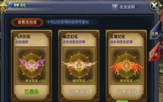 六龙争霸3D神羽培养基本系统 进阶幻化详情