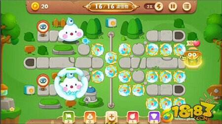 保卫萝卜3冒险模式公园第49关金萝卜攻略