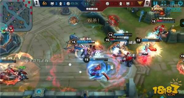 KPL10月23日B组：一波定胜负 仙阁强势翻盘WF成功复仇