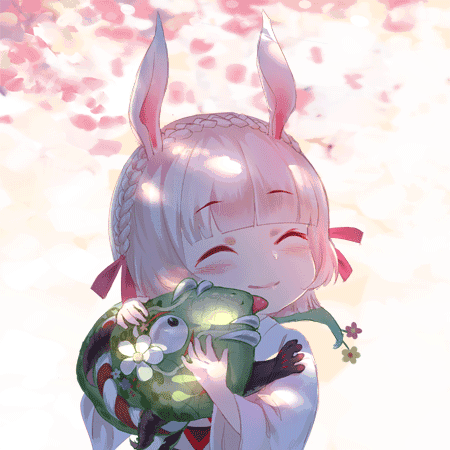 阴阳师同人手绘：一只会动的小山兔